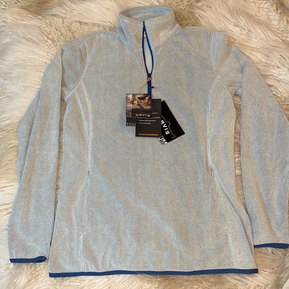 NWT Orvis Trout Bum Womens 1/4 Zip Fleece. 💜